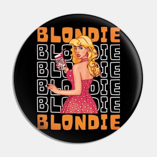 Atomic Explosively Blondie Pin