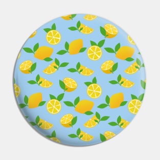 Lemon Pattern Pin