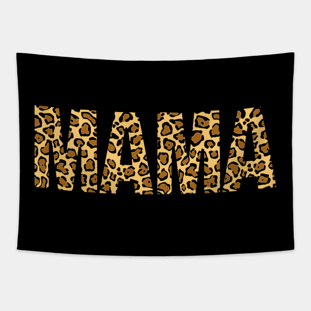 Leopard Printed Mama Tapestry by aneisha