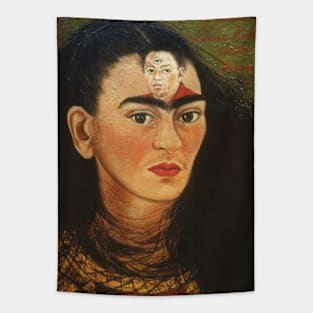 Diego and I by Frida Kahlo Tapestry