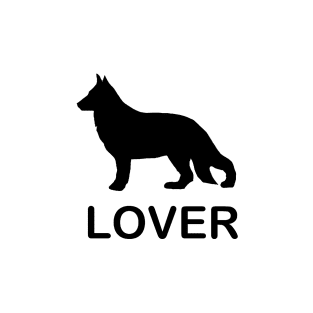 Lover with silhouette ( german shepherd T-Shirt