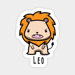 Leo zodiac teddy bear Magnet