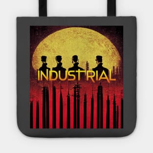 Retro Industrial Music Tote