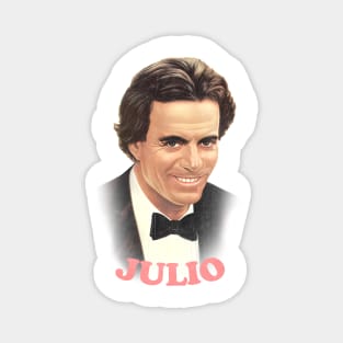 Julio Iglesias // Retro Style Fan Design Magnet