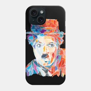 Charlie Chaplin with hat Phone Case