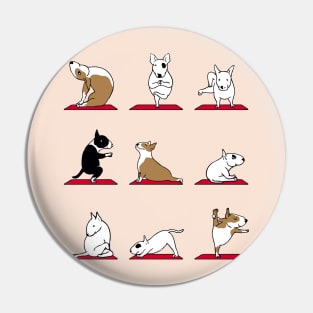 Bull Terrier Yoga Pin