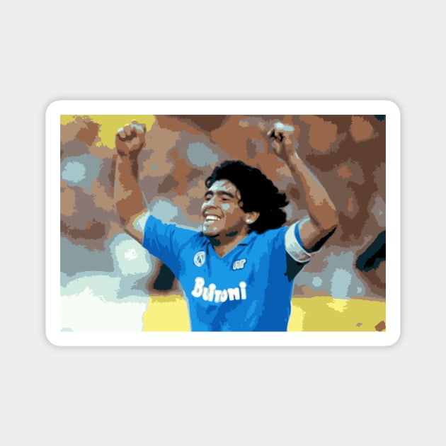 RIP DIEGO MARADONA | FOOTBALL | LEGEND Magnet by theDK9