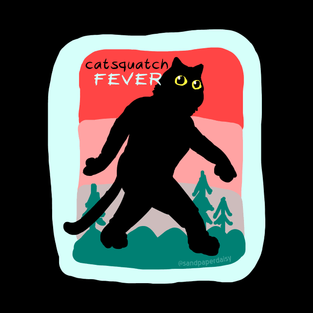 CATSQUATCH FEVER bae cute chibi bigfoot sasquatch squatch cat by sandpaperdaisy