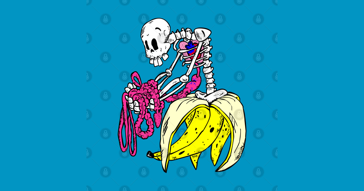 Banana Bones Funny Tank Top Teepublic