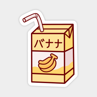 Banana Milk Box Magnet