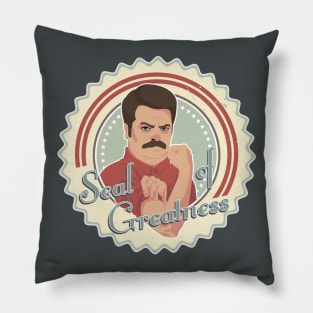 Seal Of Greatness Pillow