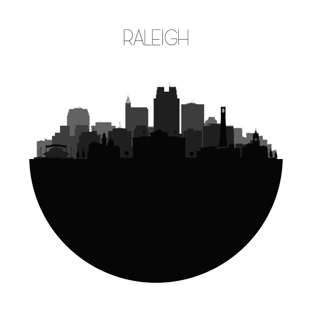 Raleigh Skyline by inspirowl