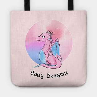 Cotton Candy Baby Dragon Tote