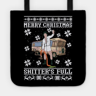 shitter's christmas Tote