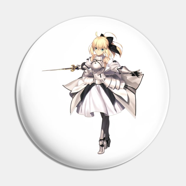 Fate Stay night Saber Pin by Otakuteland