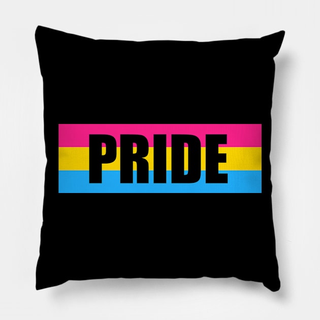 Pansexual Pride Pillow by HillStoneCreations