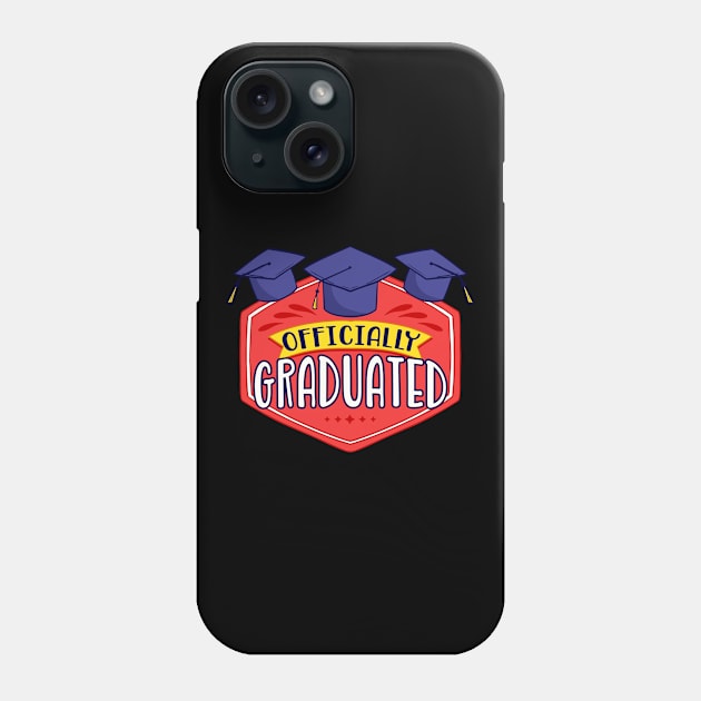 Official Graduated Doctor Hat Doctorate Promotion Phone Case by Foxxy Merch