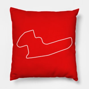 Toronto Street Circuit [outline] Pillow