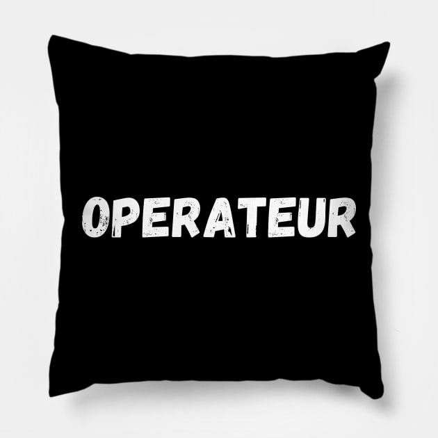 operator Pillow by mdr design