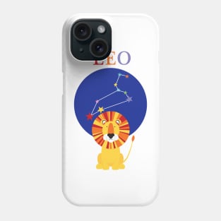 Leo the lion star sign Phone Case