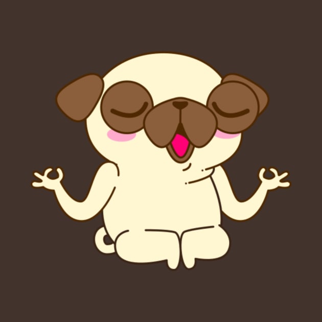 Zen Pug by TeaShirts