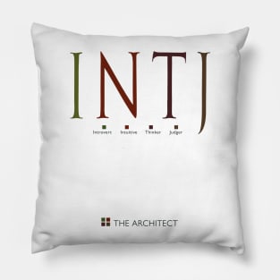 INTJ The Architect, Myers-Briggs Personality Type Pillow