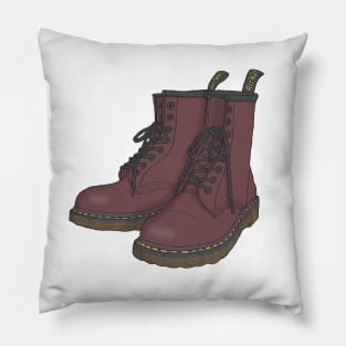 Cherry Red Docs Pillow