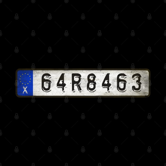 Garbage Car license plates by Girladies Artshop