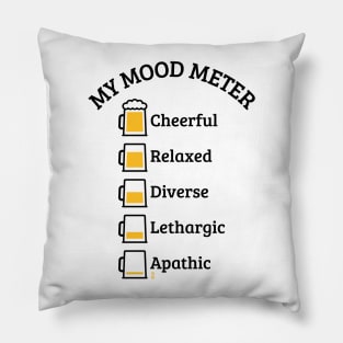 My Mood Meter (Beer Drinker / V3 / POS) Pillow