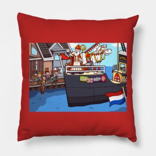 Arrival Of Saint Nicholas Pillow