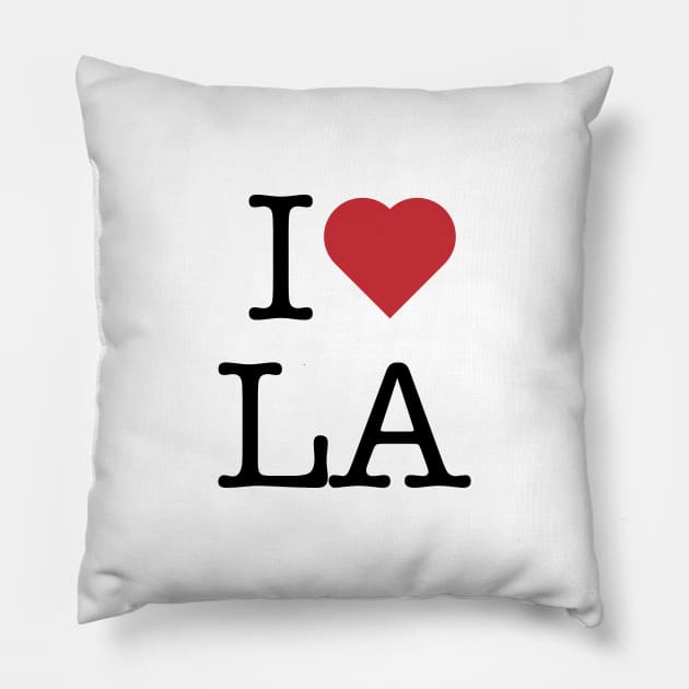 I love LA (Los Angeles) Pillow by BK55