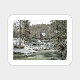 The Mill In Winter Magnet