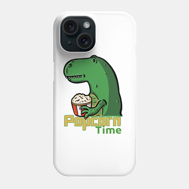 Popcorn Dino Phone Case by RiyanRizqi