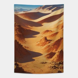 Desert Dunes in Summer Heat Tapestry