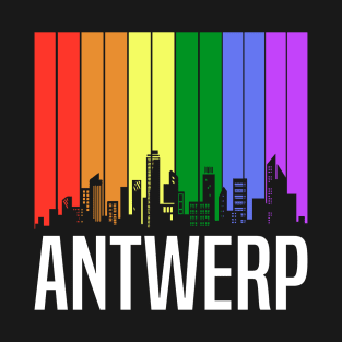 The Love For My City Antwerp Great Gift For Everyone Who Likes This Place. T-Shirt