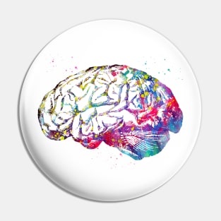 Human Brain Pin