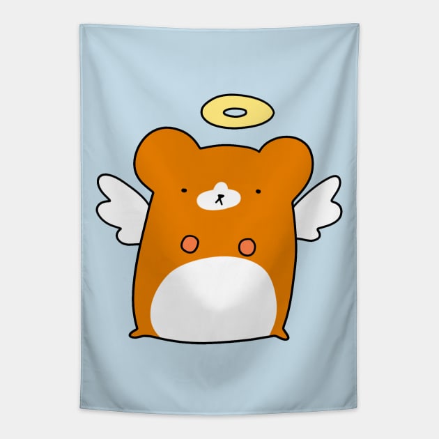 Angel Hamster Tapestry by saradaboru