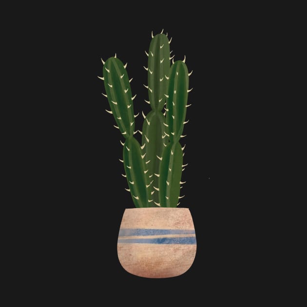 Potted Cactus Saguaro House Plant Gardener by ChloesNook