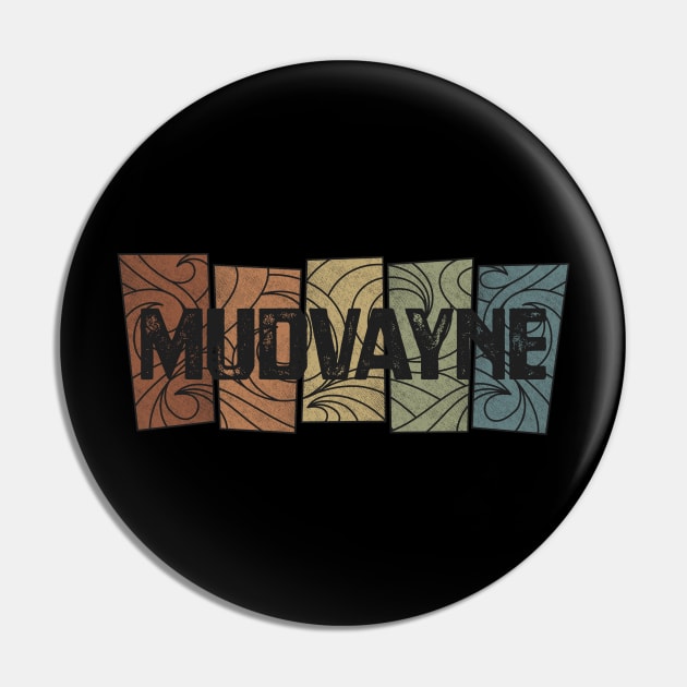 Mudvayne - Retro Pattern Pin by besomethingelse