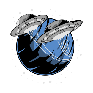 Ufo and Planet T-Shirt