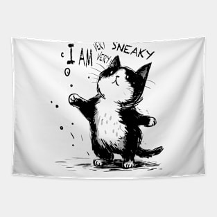 A sneaky cat 11 Tapestry