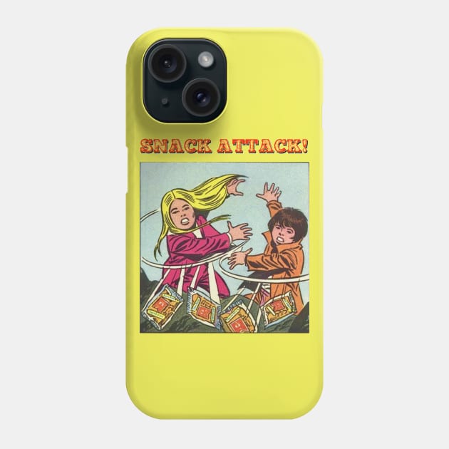 SNACK ATTACK Phone Case by CaptainOceanSkydive