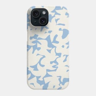 Modern Birds / Vintage Cut Outs on Airy Blue Phone Case