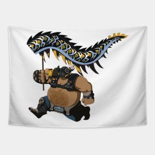 Roadhog Dragon Dance Tapestry