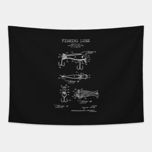 Fishing Lure Patent Tapestry