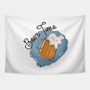 Beer Time Print Tapestry