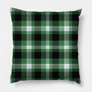 Green Plaid Pillow