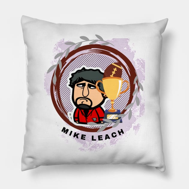 Honor to Mike Leach Pillow by Prilidiarts