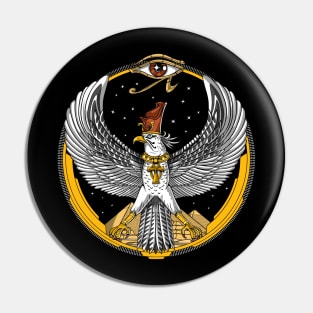 Ancient Egyptian Falcon God Horus Pin