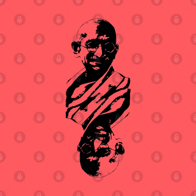 Mahatma Gandhi by Jotted Designs